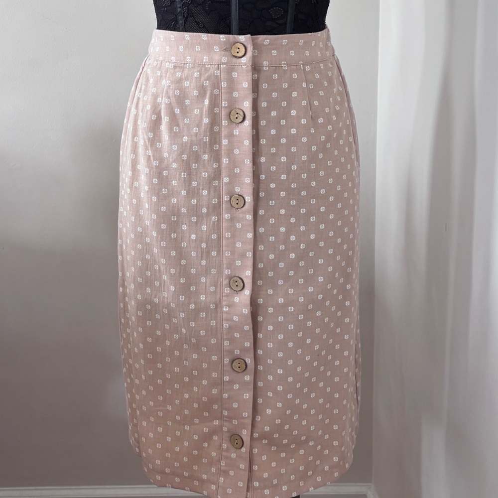 Pando grove a line floral skirt